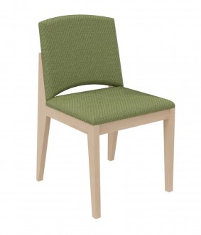 Chaise rembourrée 4 pieds Soline
